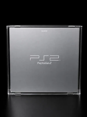 Case Acrílica Premium para PlayStation 2 Fat Silver
