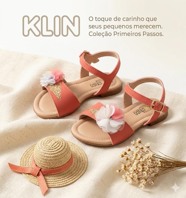 SANDALIA SUAMI BABY CEREJA KLIN 177041 (AVARIA)