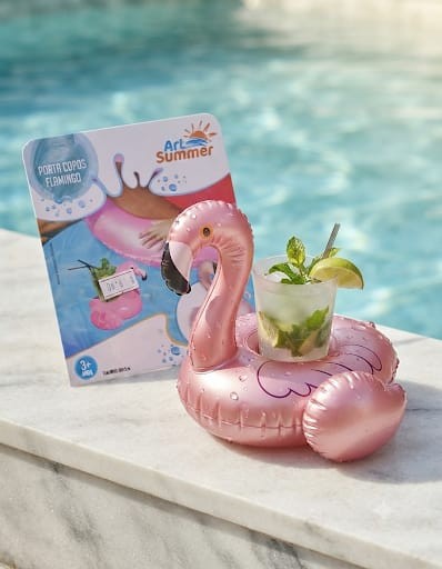 BOIA PORTA COPOS FLAMINGO