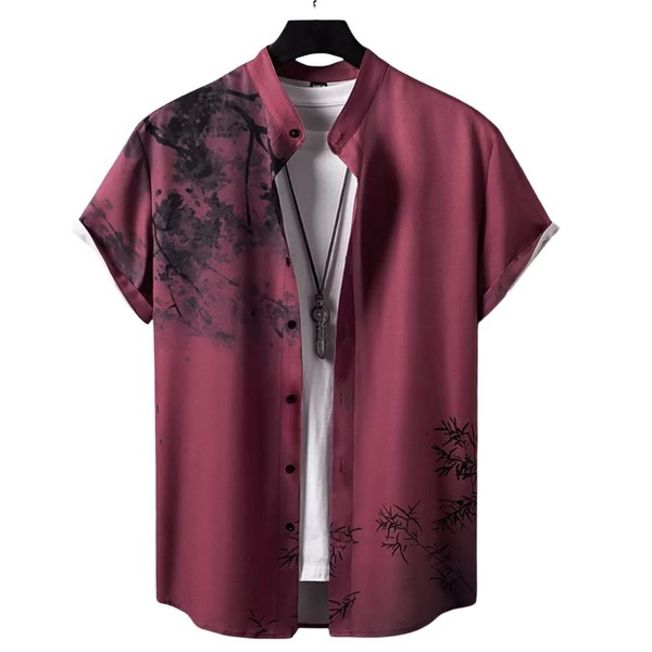 Camisa Vinser Wine Sakura