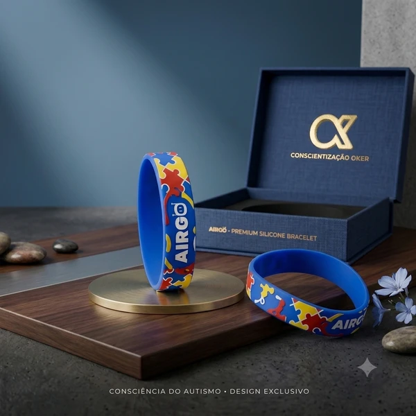 Pulseira de Identificação OKERX Kids TEA - Segurança para Crianças com Autismo