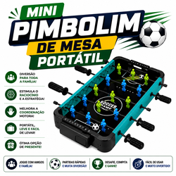 Mini Pimbolim de Mesa Portátil