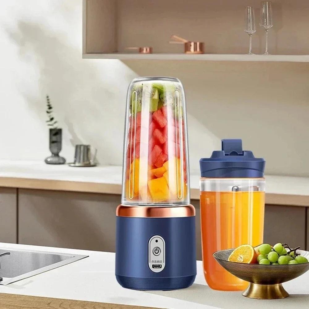 Mini Liquidificador Portátil prático e fácil de usar  - 400ml com 6 Lâminas 19% OFF — foto 1