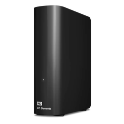 HD Externo Western Digital 16TB Elements Desktop 3.5 USB 3.0 com Fonte Preto - WDBWLG0160HBK-NESN