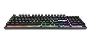 Teclado Gamer HP K500F USB RGB Preto