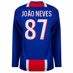Camisa PSG Home 2026/27 João Neves 87 - Manga longa