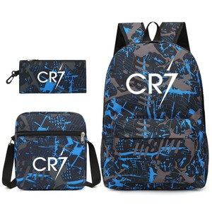 Mochila + Estojo + Lancheira Cristiano Ronaldo