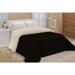 Coberdrom Casal Queen Sherpa Edredrom Pele de Carneiro 2,40m x 2,20m