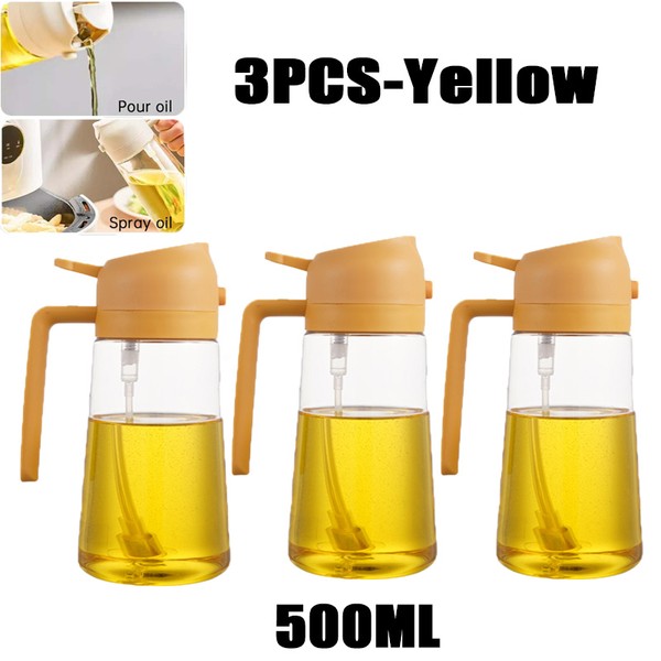 200/300/500ml garrafa de spray de óleo churrasco cozinhar pulverizador de azeite de plástico spray de óleo de cozimento garrafa vazia garrafa de vinagre ou escova de óleo