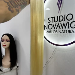 Cabelo Vietnamita Loiro 75cm - 100gr
