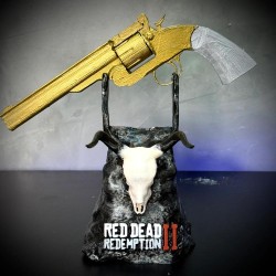  Suporte Premium Para Controle Ps5/ Ps4 e Xbox Red Dead Redemption 2 de luxo pintado a mão + CHAVEIRO DE BRINDE Pronta Entrega