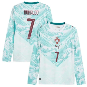 Camisa Seleção Portugal Away 2026/27 Ronaldo 7 - Manga longa