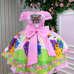 Vestido Temático - Bolofofo Rosa Claro 
