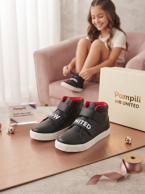 TENIS PAMPILI LUNA PRETO SINT 435206 