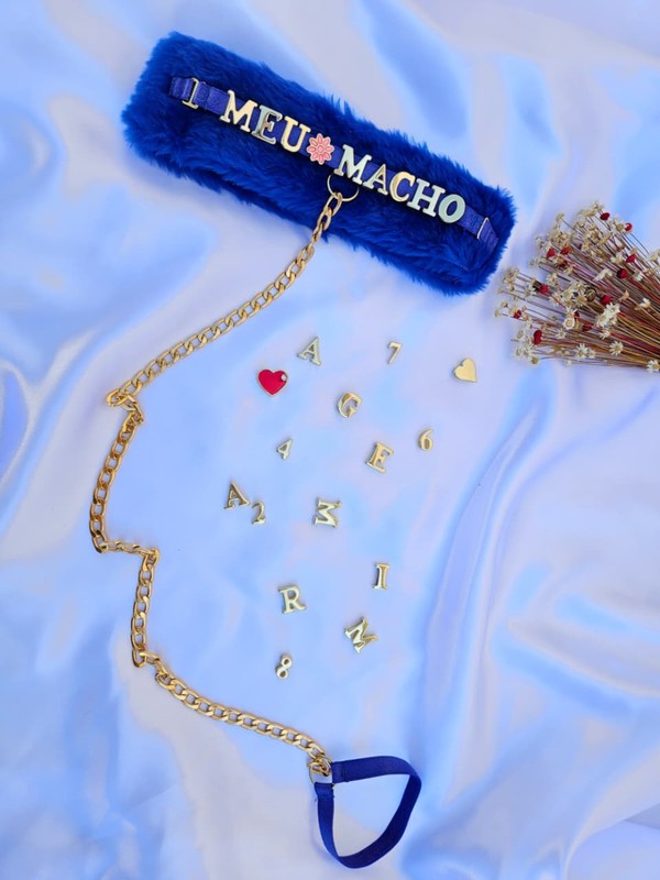 Kit Convocação com calcinha, gargantilha e meias