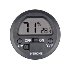 Higrômetro Digital Nerone Redondo Round