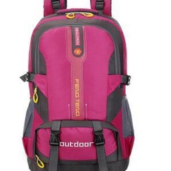 Mochila impermeável 50l bolsa de viagem de grande capacidade mochila de estudante