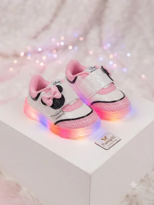 TENIS LIS LUZ BRANCO/ROSA CHICLETE PAMPILI 682027