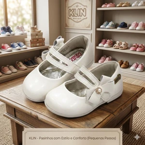 SAPATILHA INFANTIL CRAVINHO  OFF WHITE KLIN 12511