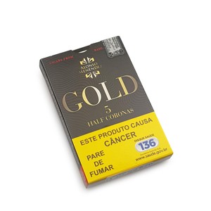 Charuto Alonso Menendez Gold Half Corona - Petaca com 5