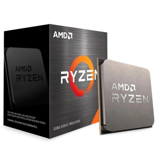 Processador AMD Ryzen 5 5600G 4.4GHz Max Boost 3.9GHz AM4 Turbo Video Integrado Box - 100-100000252B