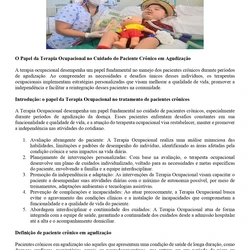 Terapeuta Ocupacional - Embu das Artes SP