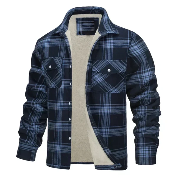 (PAGUE 1 LEVE 2) Jaqueta Masculina Xadrez + (BRINDE)