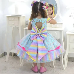 Vestido Festa Junina Xadrez  + Saia de Armação + 2 Laços