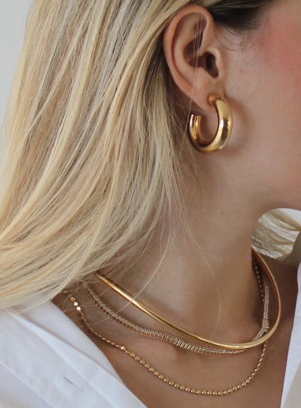 Argola Aura Dourada