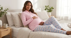 PIJAMA MANGA LONGA ADULTO GESTANTE 76195 PINGO LELE
