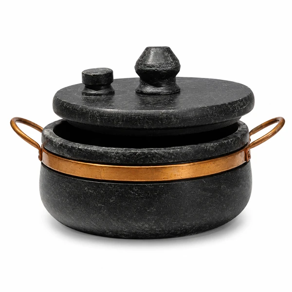 PANELA DE PRESSÃO DE PEDRA + BRINDE ESPECIAL