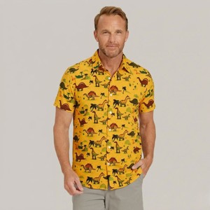 Camisa Vinser Jurassic Amarelo