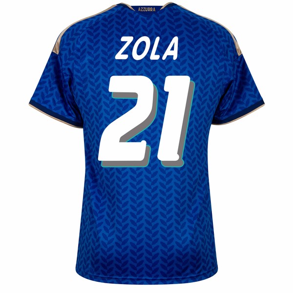 Camisa Seleção Itália Home 2026/27 Zola 21 (Personalização Retro)