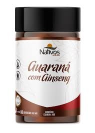 Guaraná com Ginseng 60 caps - Nativos