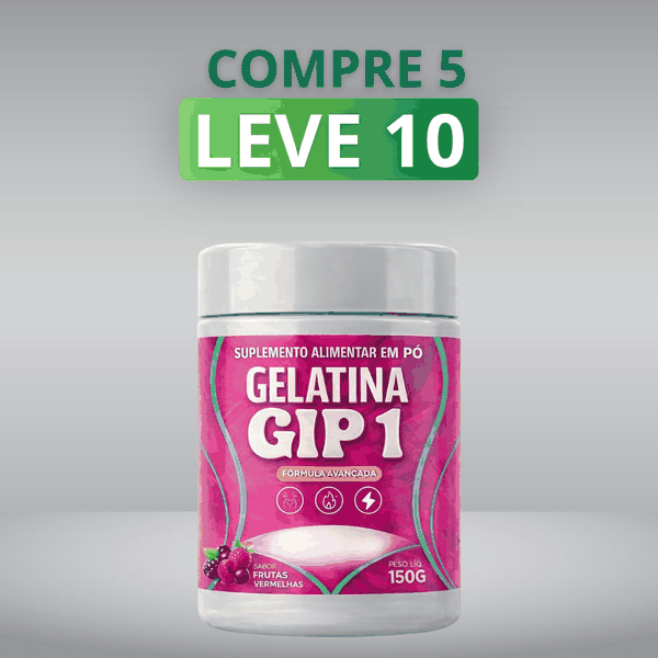 Gelatina GLP-1 - 10% de Desconto no Pix + Frete Grátis