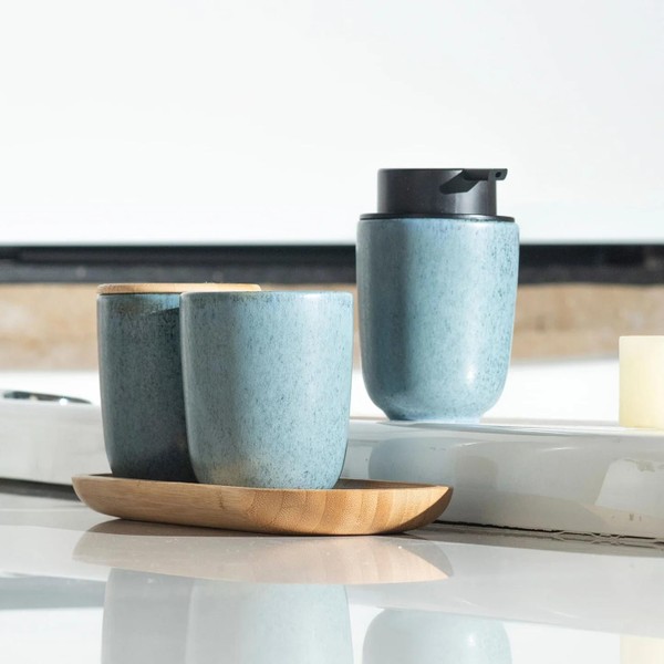 Kit Para Banheiro Ou 4 Peças em Cerâmica Linha Osaka