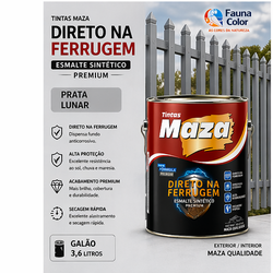 Tinta esmalte direto na ferrugem Maza 3,6L