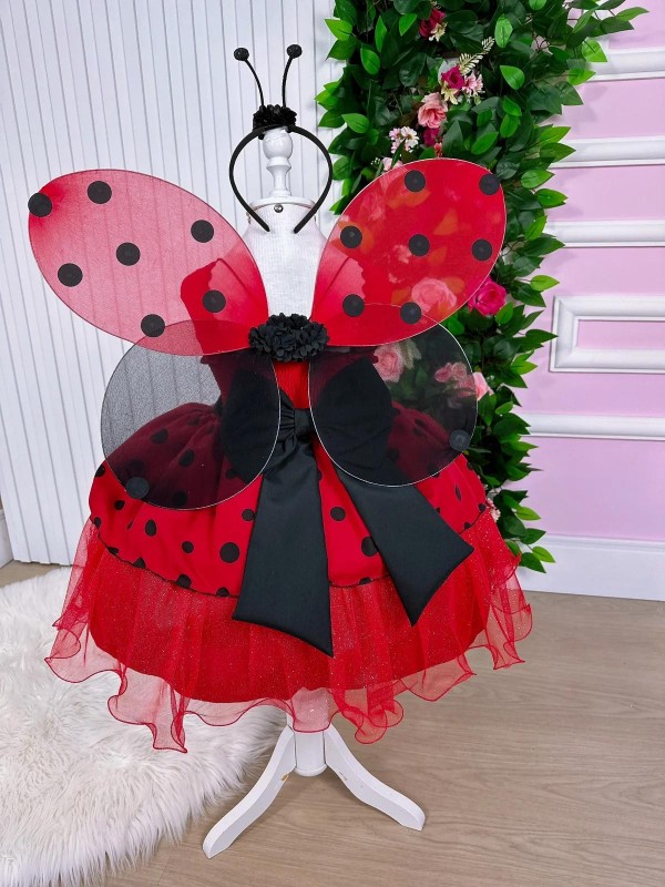 Vestido Temático - Joaninha