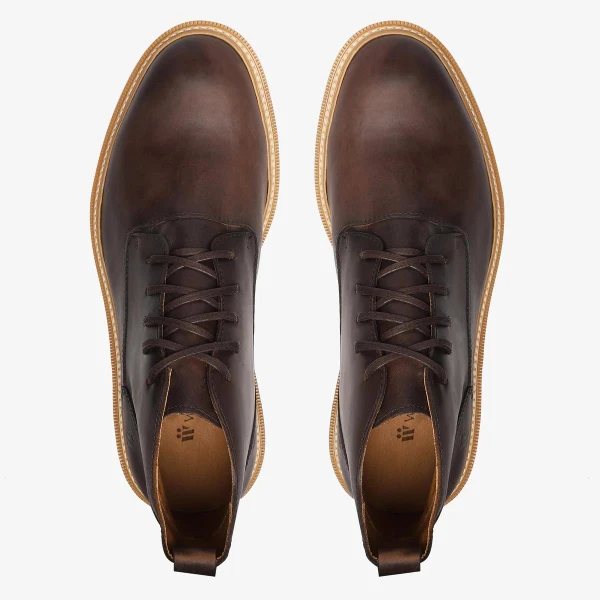Bota Masculina Malaga Marrom Tratorada 