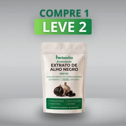 Herbavita® Alho Negro Fermentado 6.000mg - 10% de Desconto no Pix + Frete Grátis