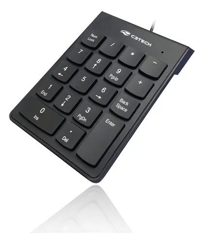 Teclado Numérico C3Tech KN-12BK USB