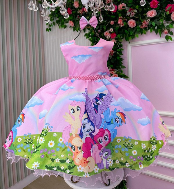 Vestido Temático - My Little Poney 