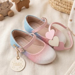 SAPATILHA + TIARA PRINCESA BABY ROSA/AZUL KLIN 152141 