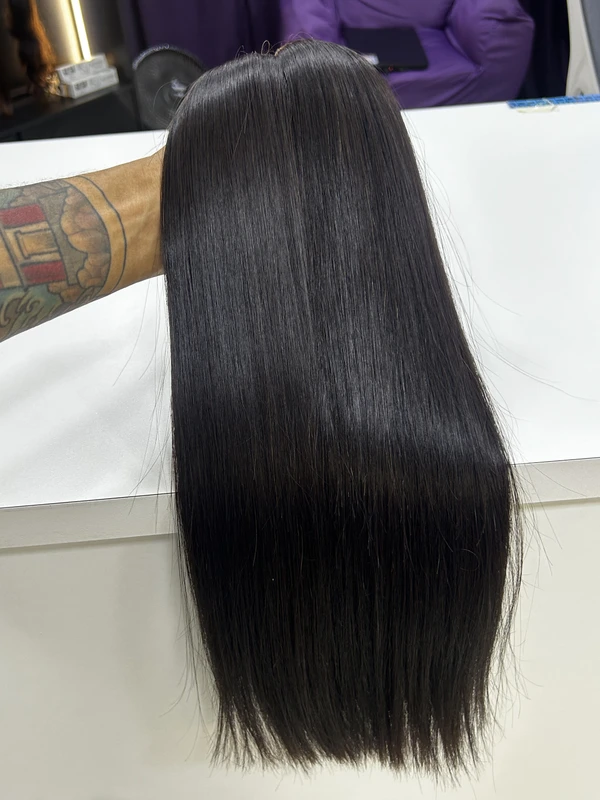 Cabelo Vietnamita Castanho Esc. Liso - 55cm (100g)