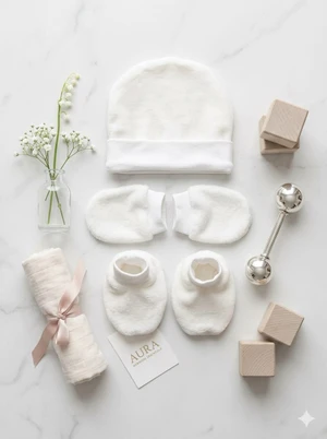 KIT BEBE LUVA/PAR DE LUVAS/ SAPATINHO OFF