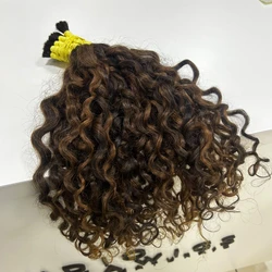 Cabelo Cacho Caipira Iluminado Escuro Fios de 55 cm (100g)