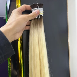 Cabelo Vietnamita Loiro Raiz Escura 55cm - 100gr