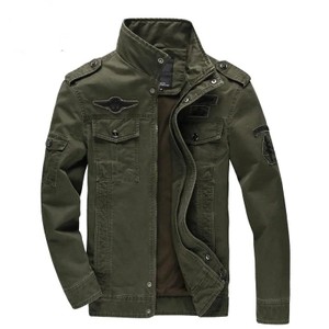 Jaqueta Militar Masculina Plus Size M-6XL - Algodão e Poliéster