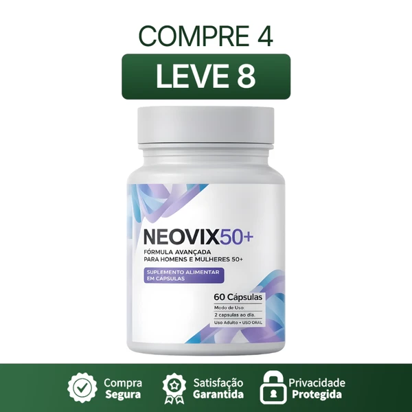 Neovix 50+ - Promoção com Frete Grátis