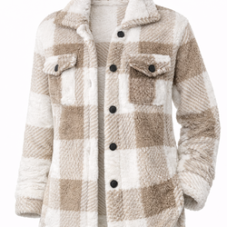 Casaco Feminino Xadrez Teddy